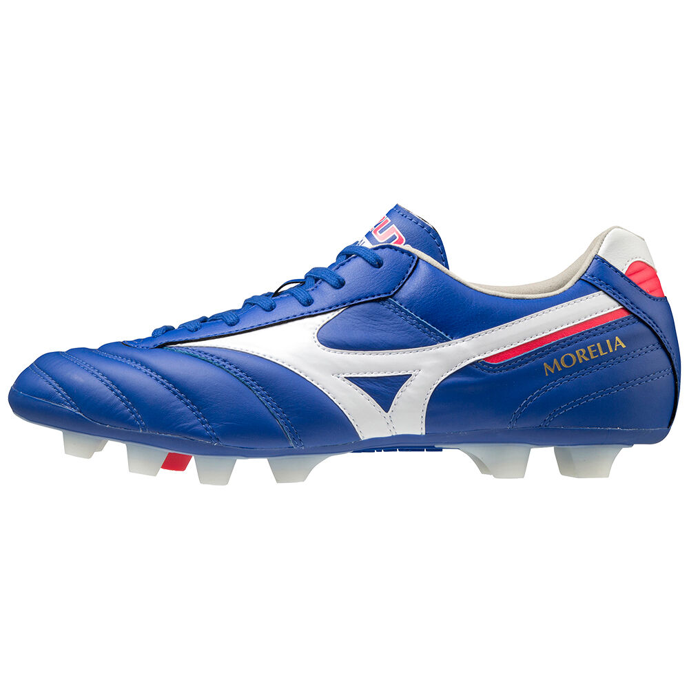 Mens Mizuno Morelia II Elite Soccer Cleats Blue/White Philippines (GDMRVY162)